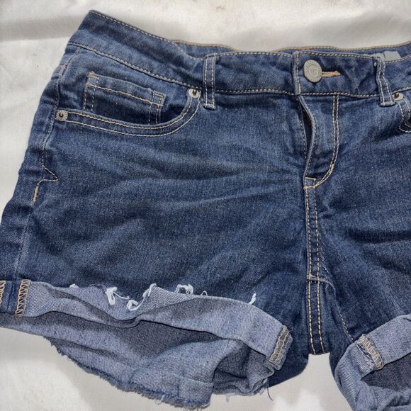 Denim Bundle Lot 4 Pc  3 Shorts 1 Pair Of Jeans Size 6 Dark & Medium Wash  BL - Picture 12 of 16